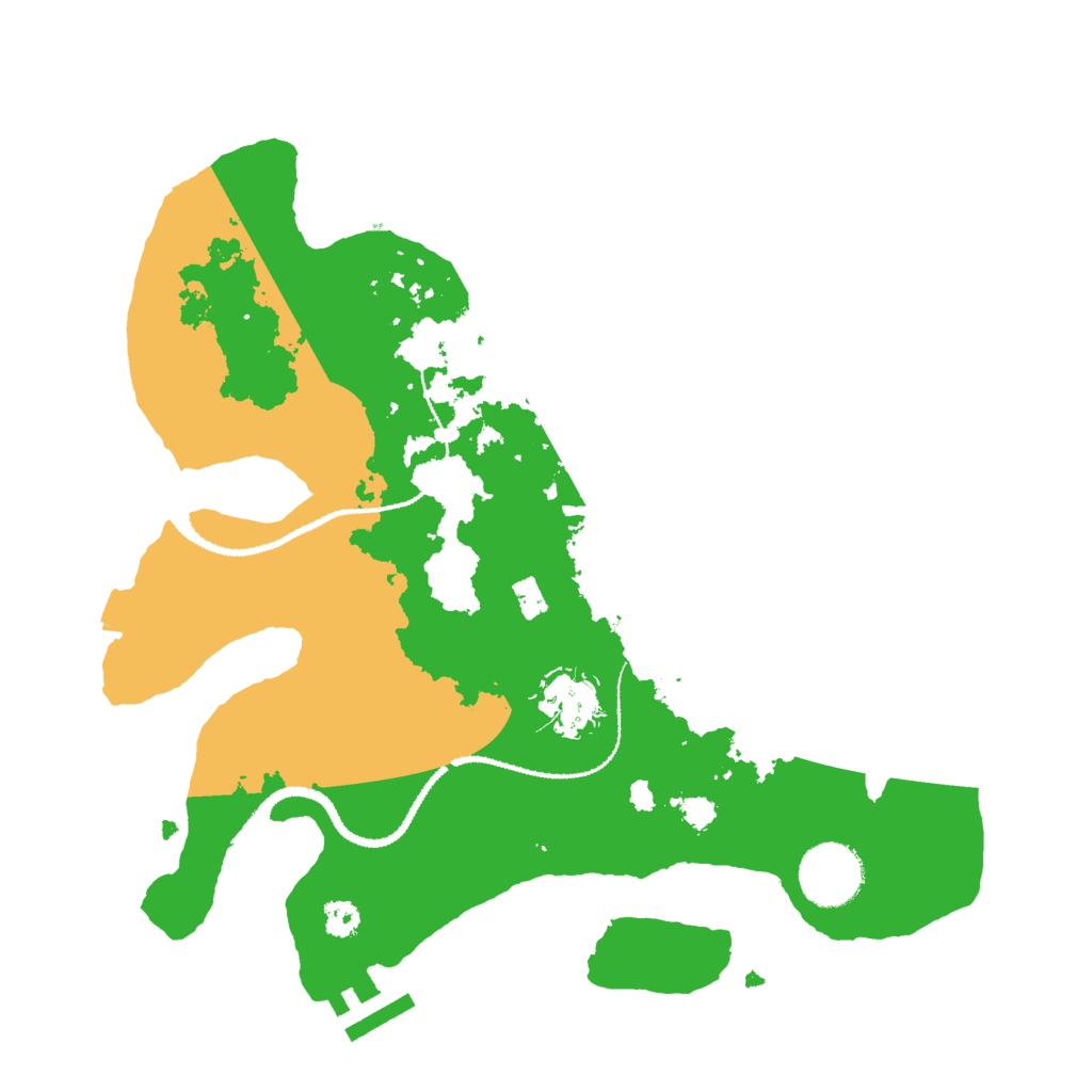 Biome Rust Map: Procedural Map, Size: 3000, Seed: 617881