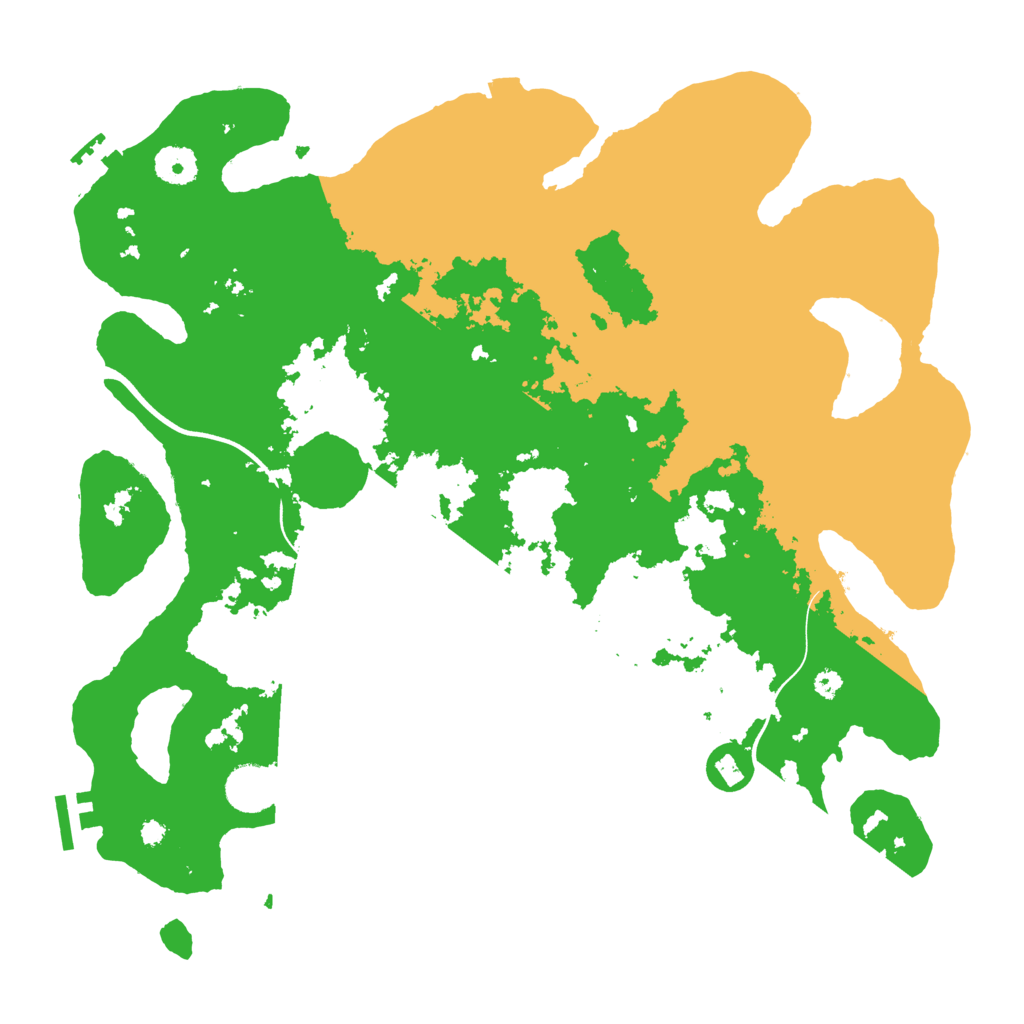 Biome Rust Map: Procedural Map, Size: 3750, Seed: 536311281
