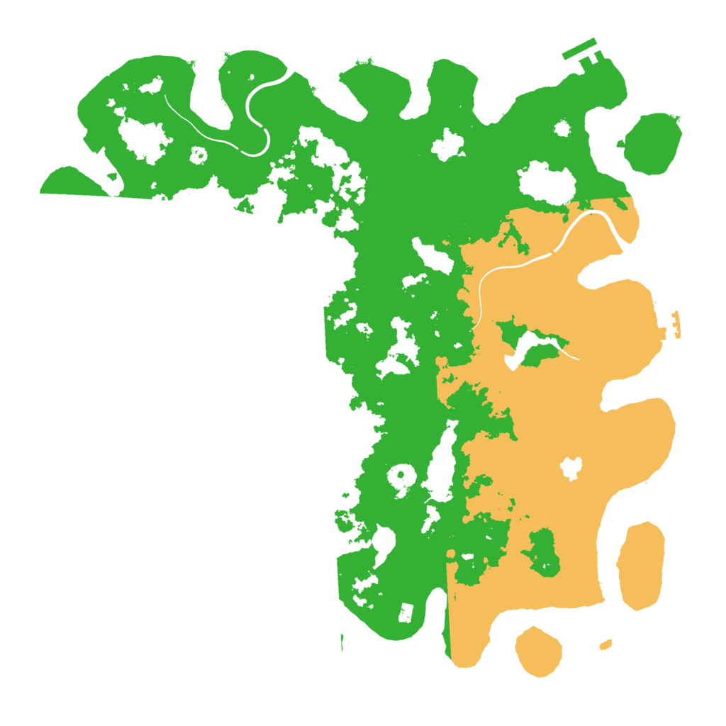 Biome Rust Map: Procedural Map, Size: 4050, Seed: 1141334928