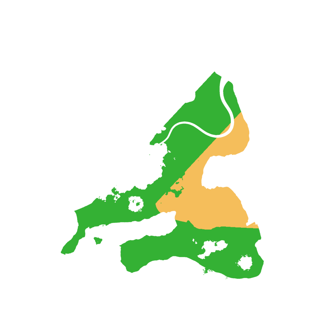 Biome Rust Map: Procedural Map, Size: 2000, Seed: 1707865933