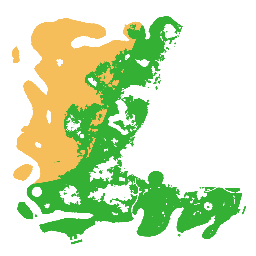 Biome Rust Map: Procedural Map, Size: 4500, Seed: 90703889