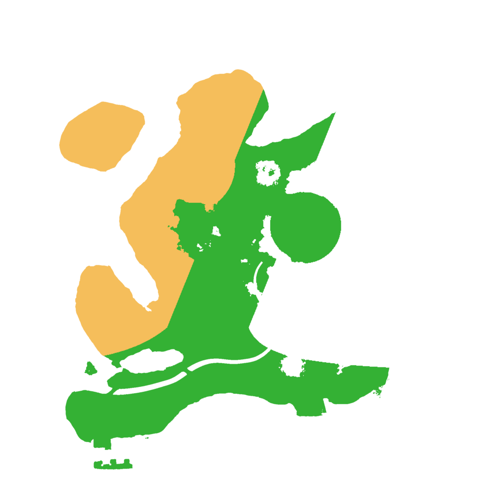 Biome Rust Map: Procedural Map, Size: 2000, Seed: 90703889