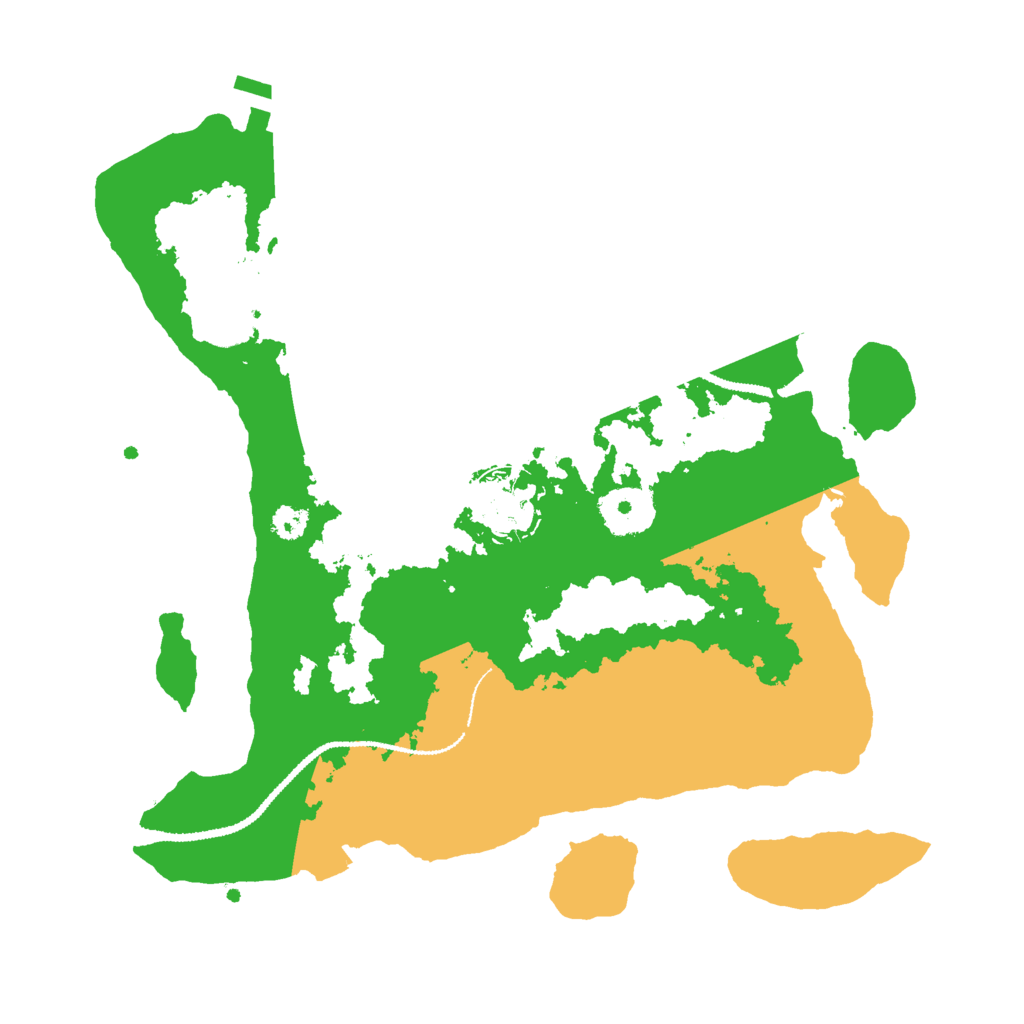 Biome Rust Map: Procedural Map, Size: 3000, Seed: 3246970