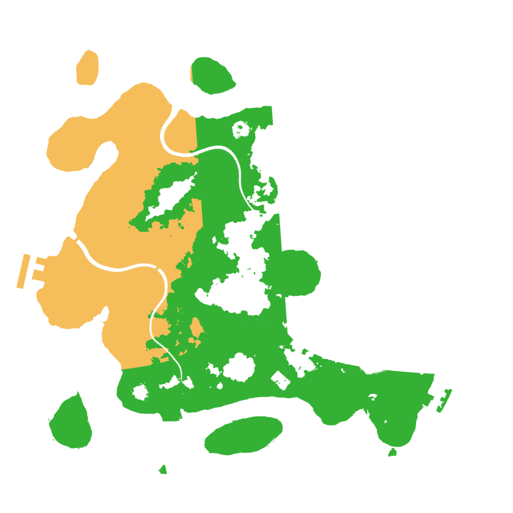 Biome Rust Map: Procedural Map, Size: 3000, Seed: 678473945