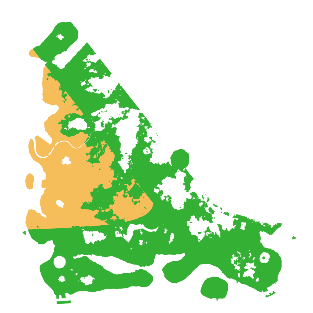 Biome Rust Map: Procedural Map, Size: 4500, Seed: 1187657729