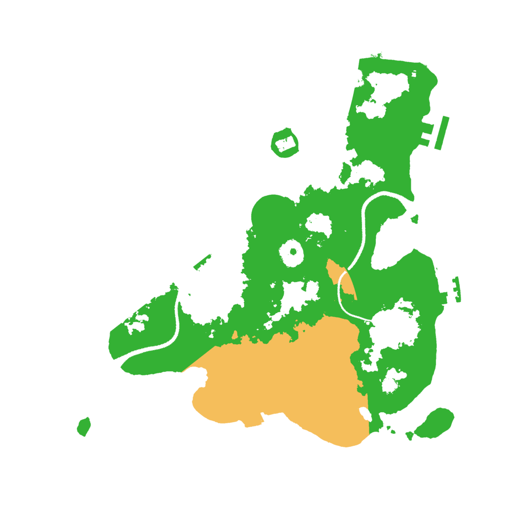 Biome Rust Map: Procedural Map, Size: 3000, Seed: 741753779
