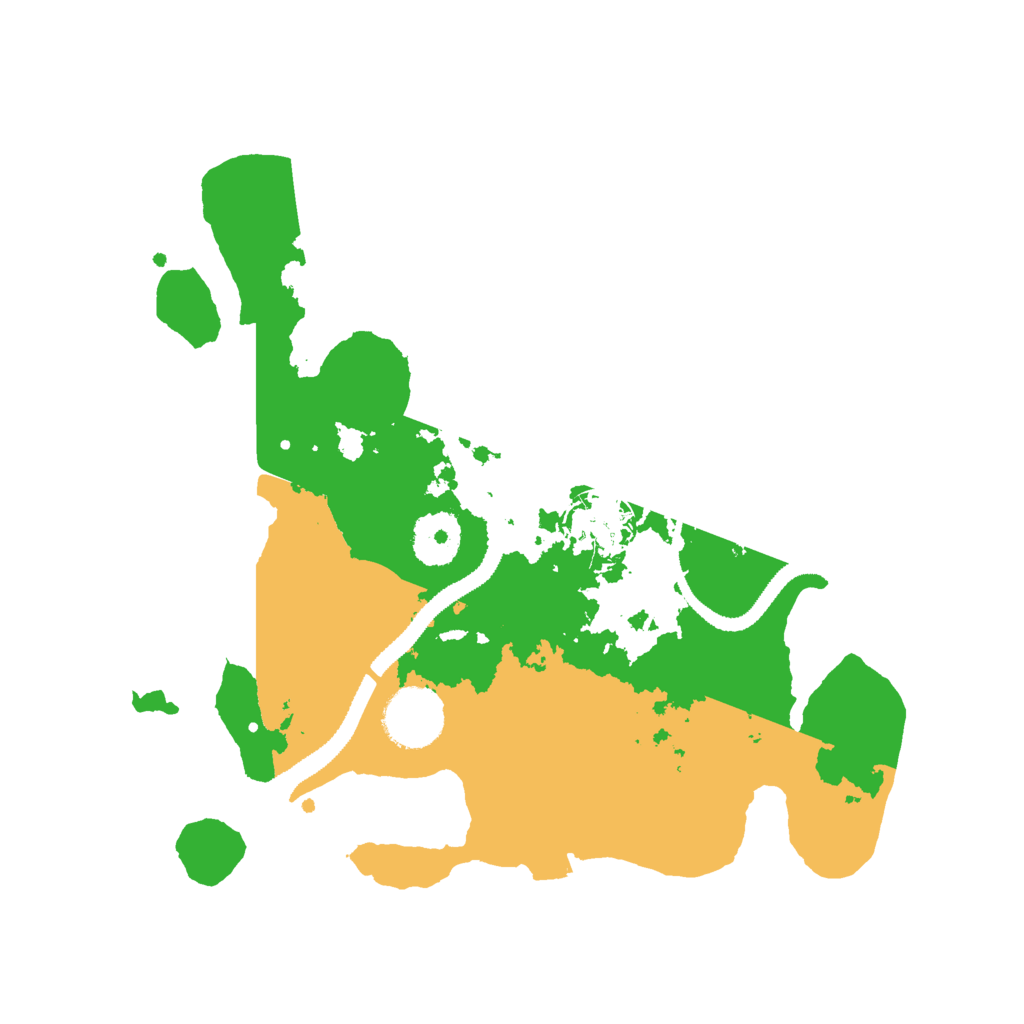 Biome Rust Map: Procedural Map, Size: 3000, Seed: 255330776