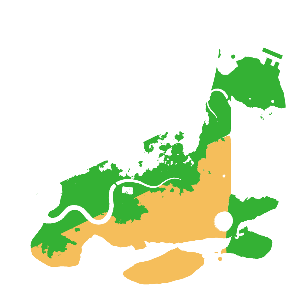 Biome Rust Map: Procedural Map, Size: 3000, Seed: 74349