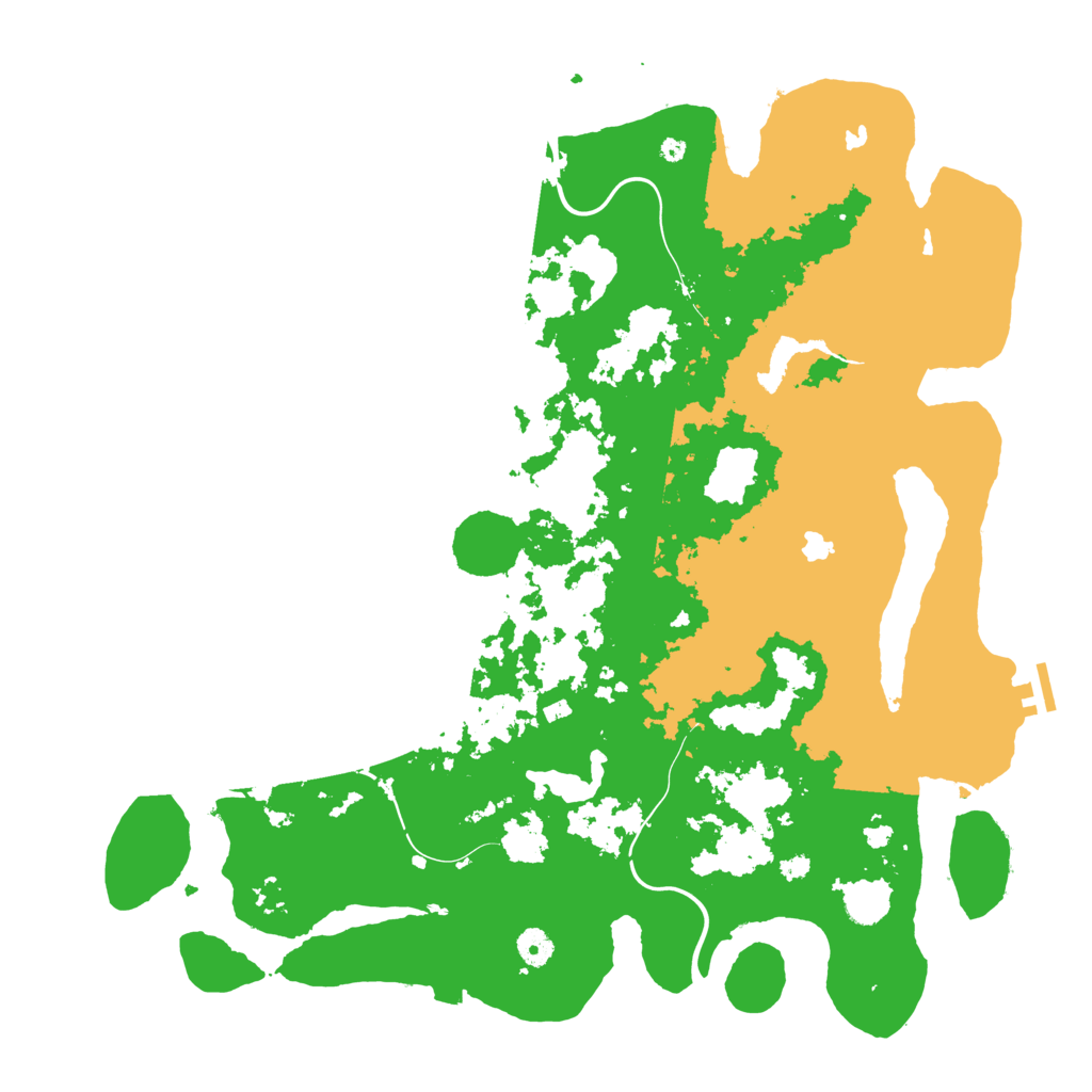 Biome Rust Map: Procedural Map, Size: 4500, Seed: 332423935