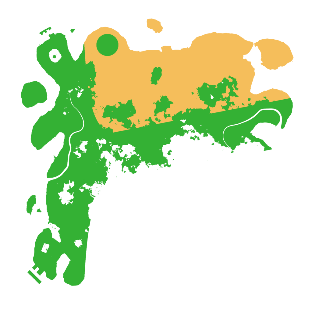 Biome Rust Map: Procedural Map, Size: 3750, Seed: 1395369088