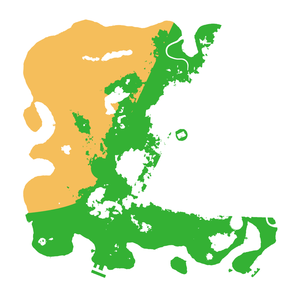 Biome Rust Map: Procedural Map, Size: 4000, Seed: 2010756800