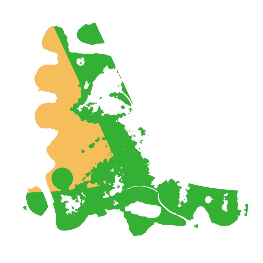Biome Rust Map: Procedural Map, Size: 3250, Seed: 117715991