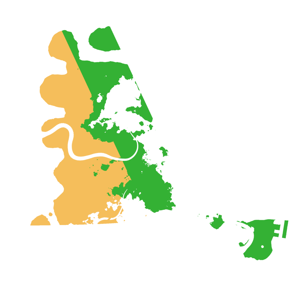 Biome Rust Map: Procedural Map, Size: 3250, Seed: 117715991