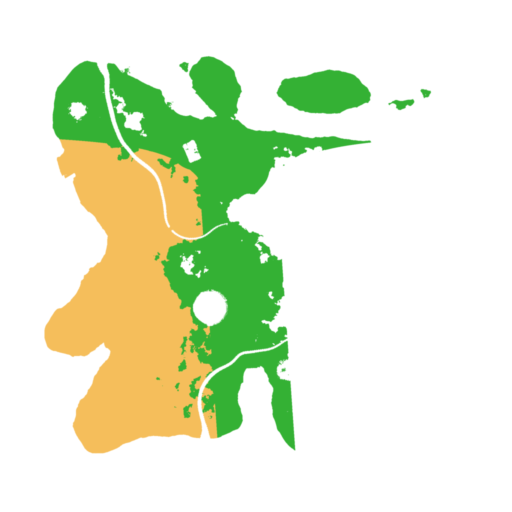 Biome Rust Map: Procedural Map, Size: 2700, Seed: 846105432