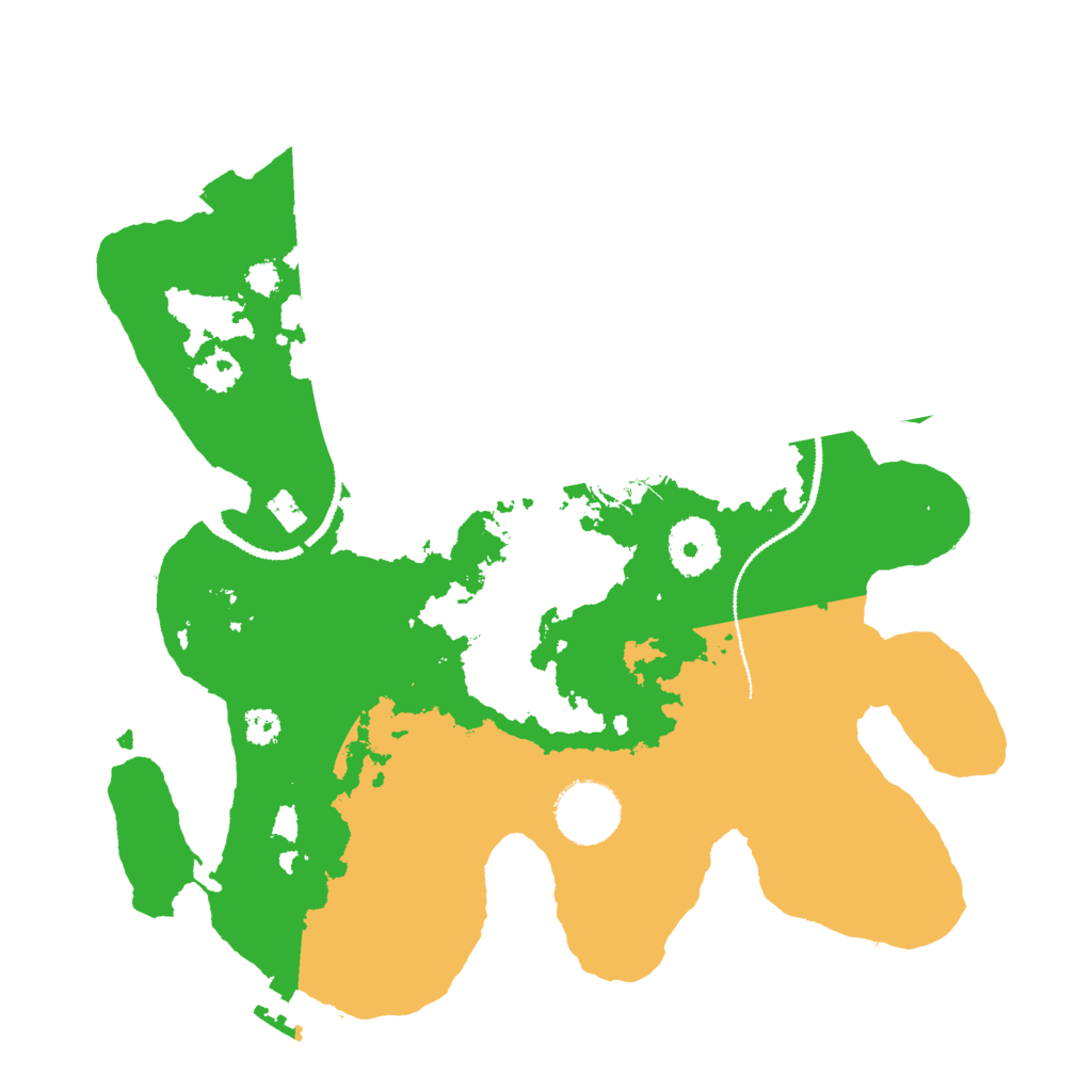 Biome Rust Map: Procedural Map, Size: 3000, Seed: 1668908515