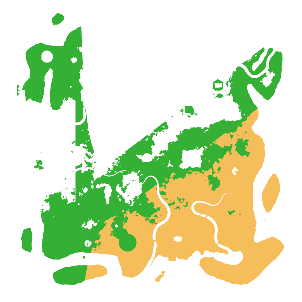 Biome Rust Map: Procedural Map, Size: 4500, Seed: 1764942370
