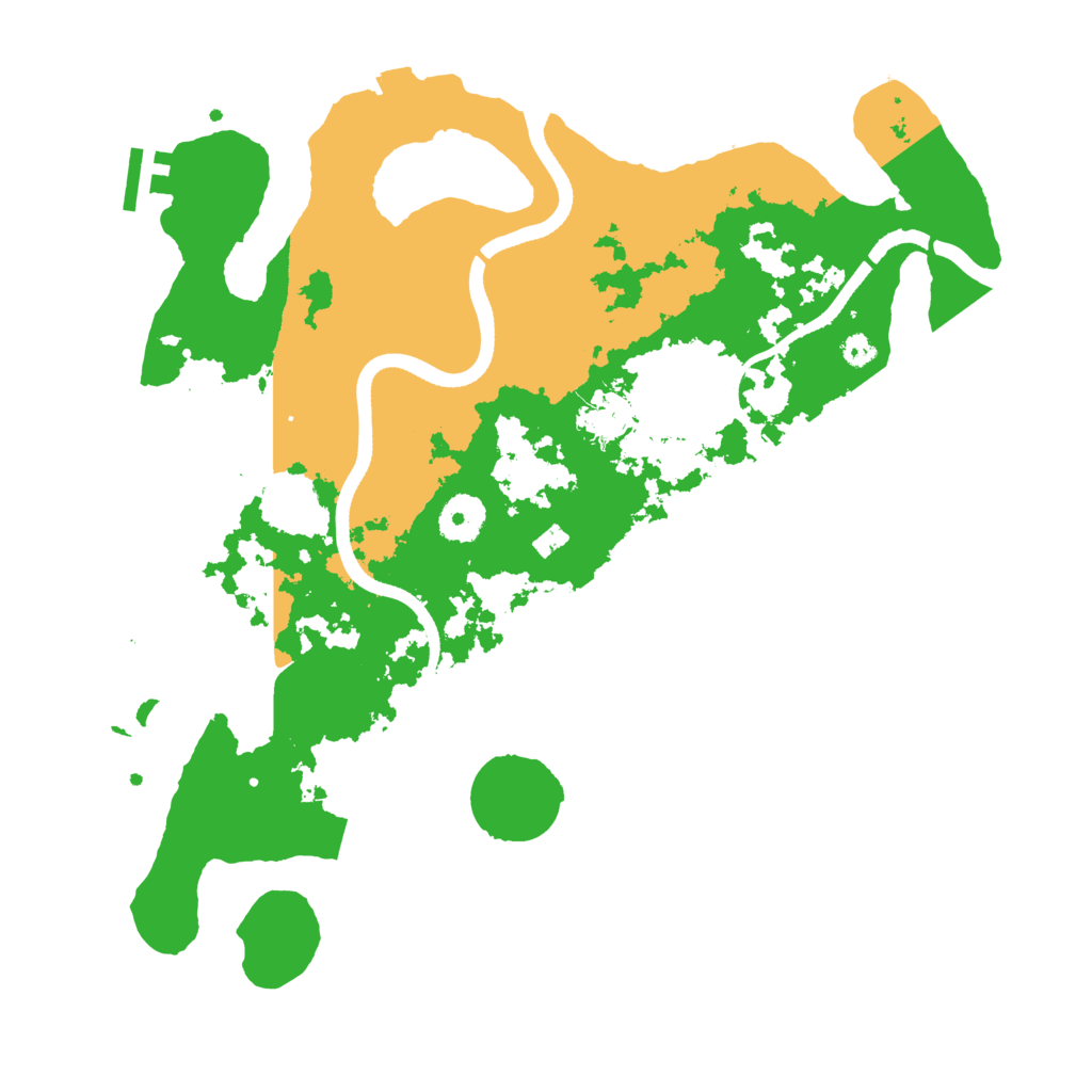 Biome Rust Map: Procedural Map, Size: 3500, Seed: 766934815