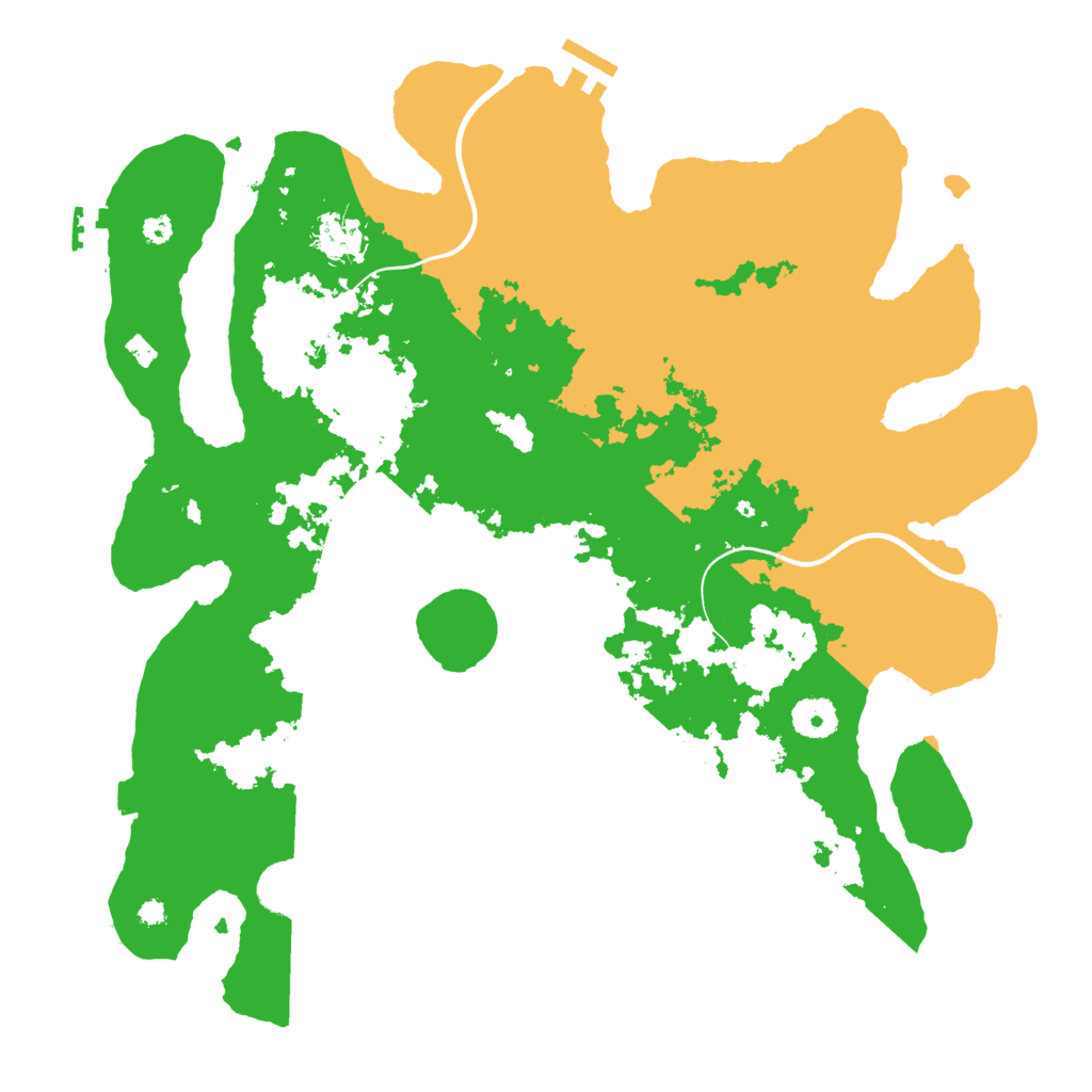 Biome Rust Map: Procedural Map, Size: 3750, Seed: 366983285