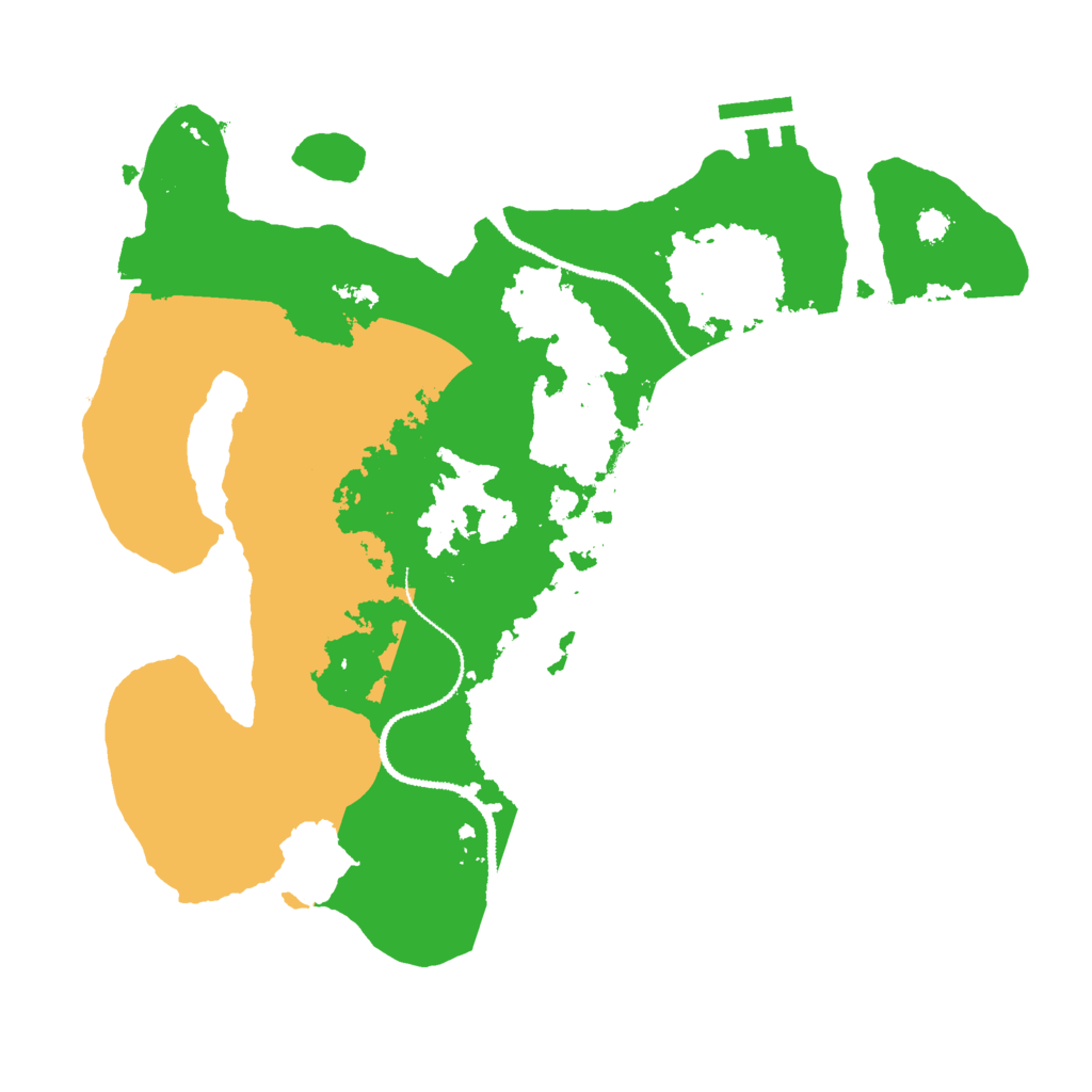 Biome Rust Map: Procedural Map, Size: 3000, Seed: 880931470