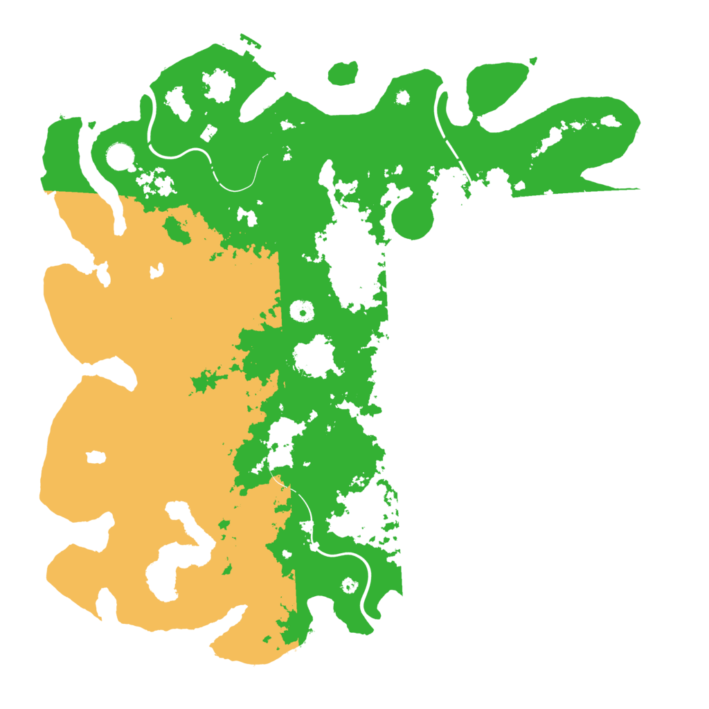 Biome Rust Map: Procedural Map, Size: 4500, Seed: 883755323