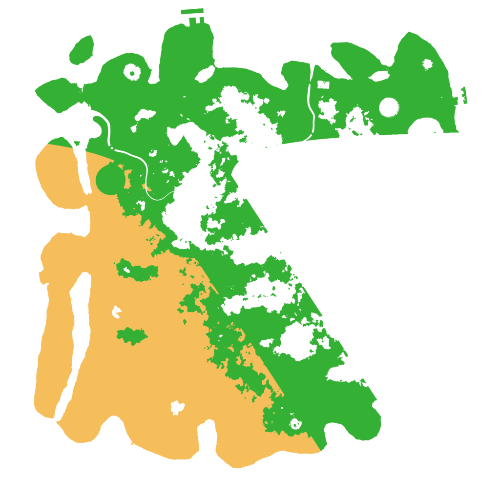 Biome Rust Map: Procedural Map, Size: 4500, Seed: 1798522544