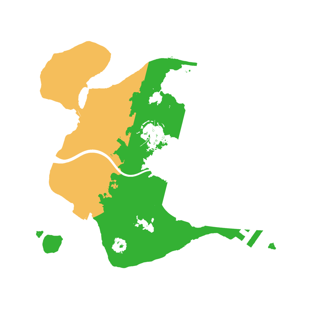 Biome Rust Map: Procedural Map, Size: 2200, Seed: 29