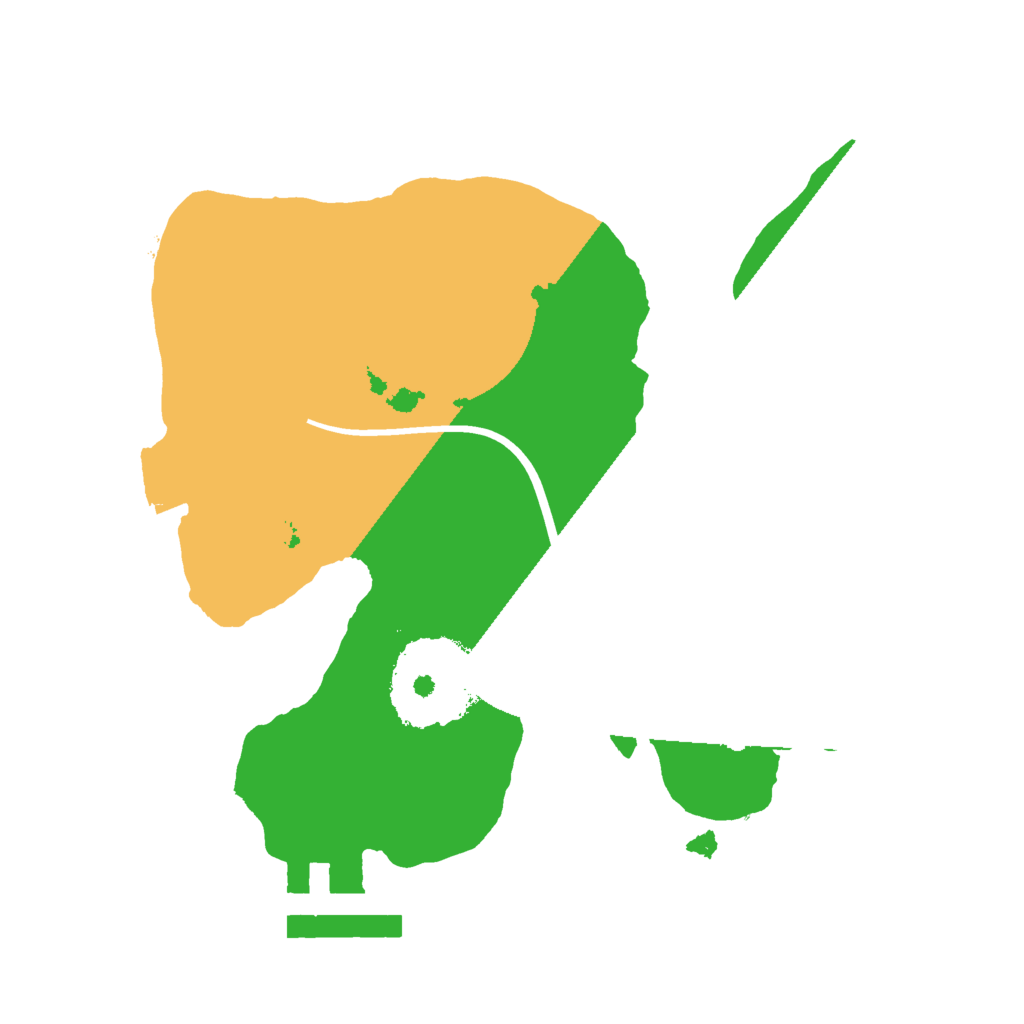 Biome Rust Map: Procedural Map, Size: 1800, Seed: 509509936