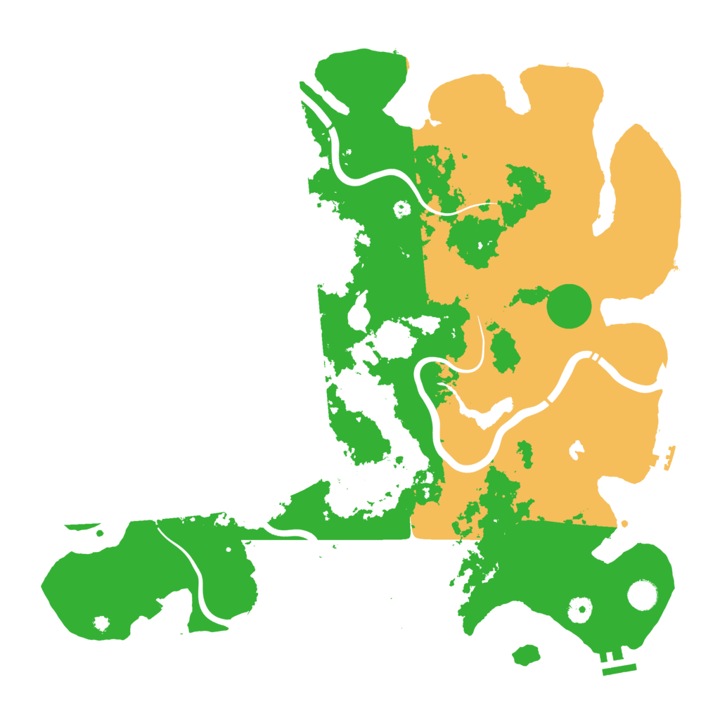 Biome Rust Map: Procedural Map, Size: 4250, Seed: 286042783