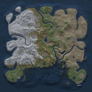Thumbnail Rust Map: Procedural Map, Size: 4250, Seed: 286042783, 17 Monuments