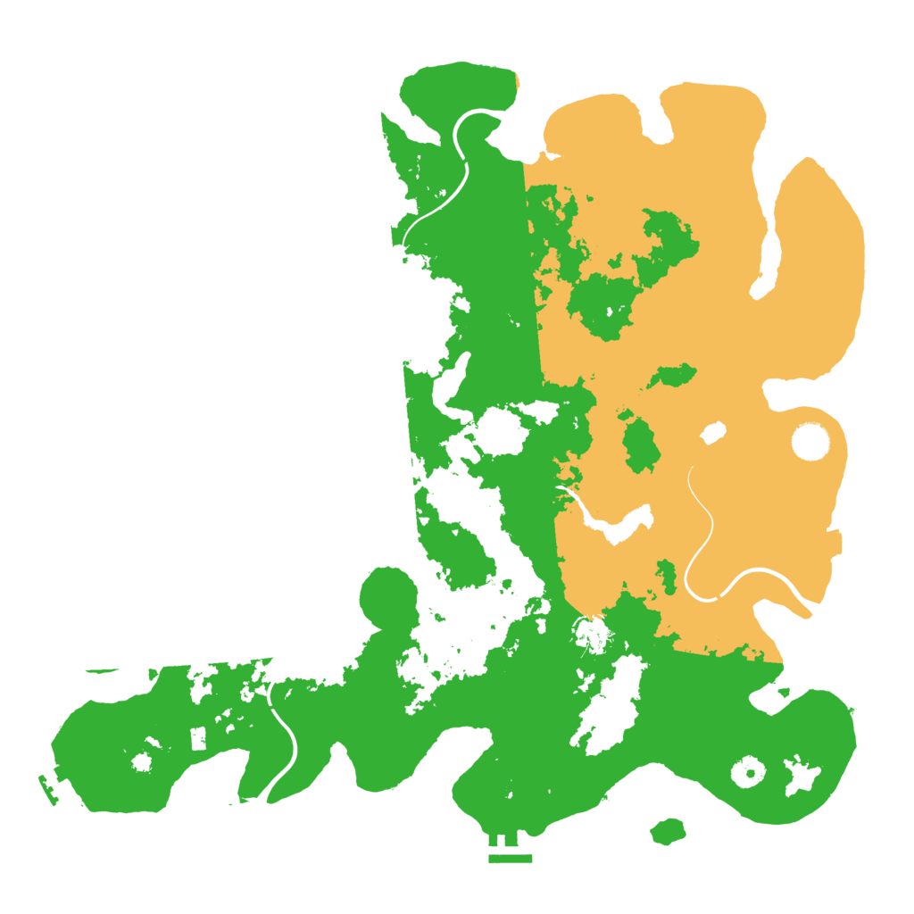 Biome Rust Map: Procedural Map, Size: 4250, Seed: 286042783