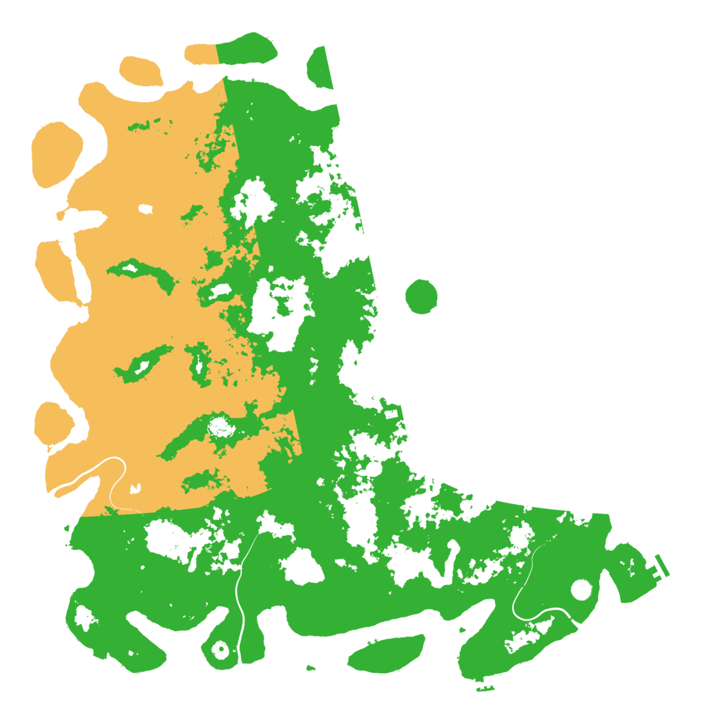 Biome Rust Map: Procedural Map, Size: 6000, Seed: 793857544