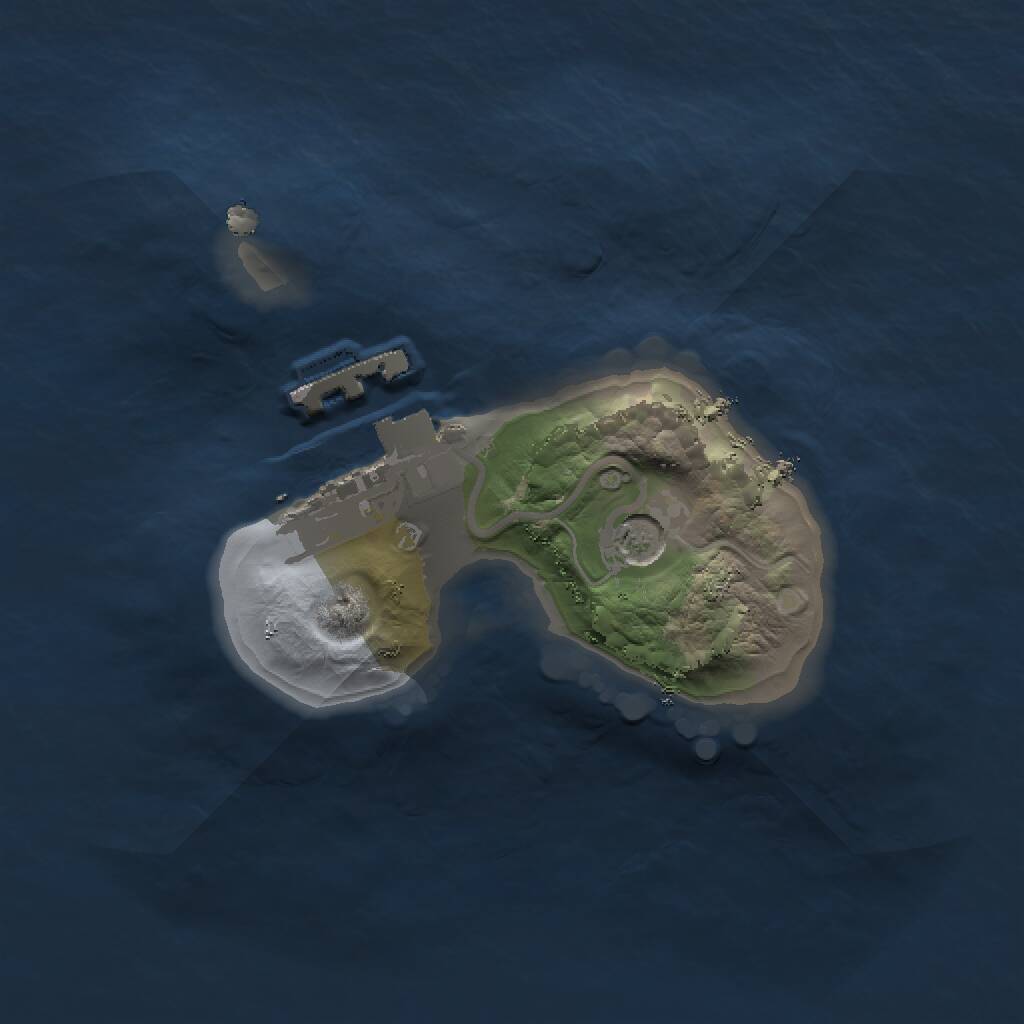 Rust Map: Procedural Map, Size: 1300, Seed: 1548403226, 3 Monuments