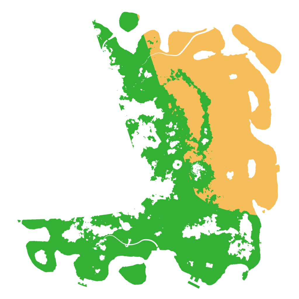 Biome Rust Map: Procedural Map, Size: 4800, Seed: 2111793551