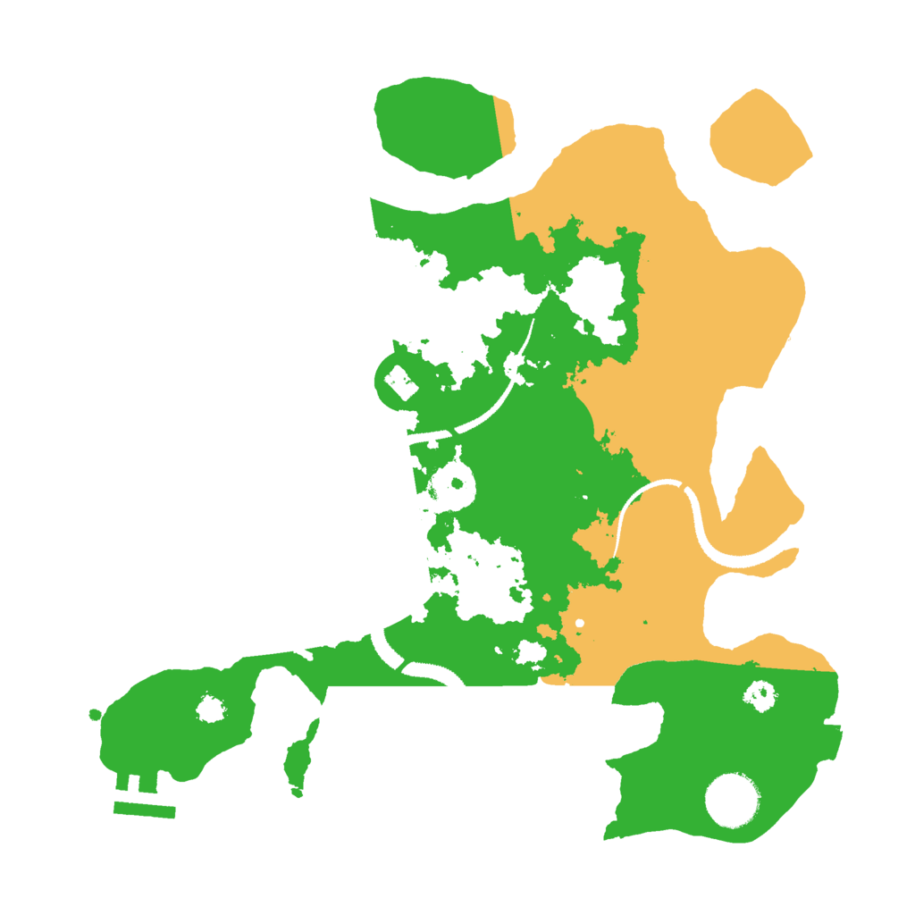 Biome Rust Map: Procedural Map, Size: 3000, Seed: 41663