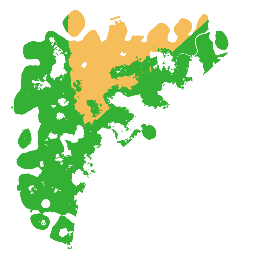 Biome Rust Map: Procedural Map, Size: 5000, Seed: 297210540