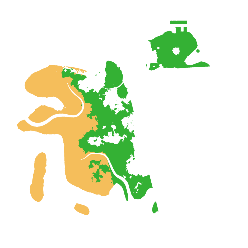 Biome Rust Map: Procedural Map, Size: 3000, Seed: 1804672096