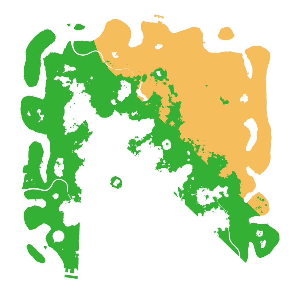 Biome Rust Map: Procedural Map, Size: 4500, Seed: 1586544954