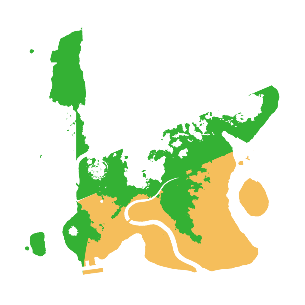 Biome Rust Map: Procedural Map, Size: 3000, Seed: 899273537