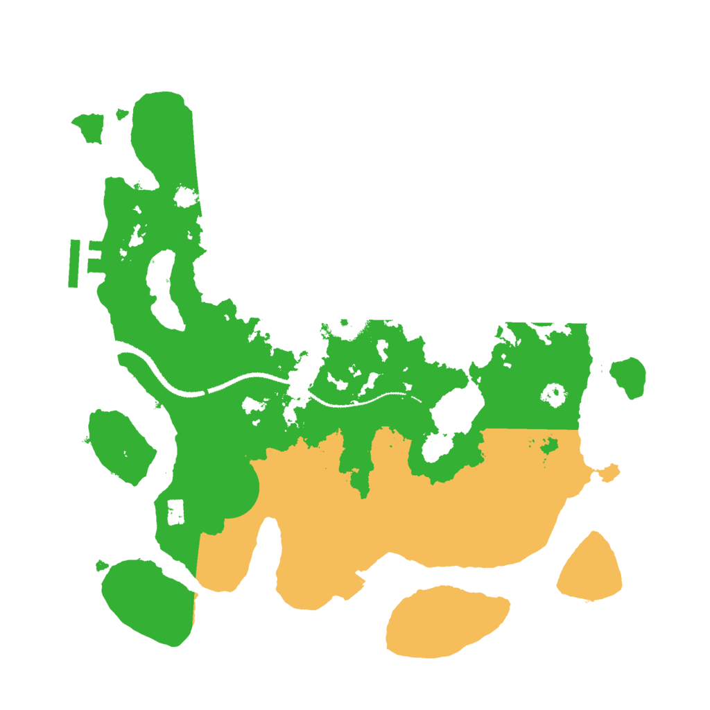 Biome Rust Map: Procedural Map, Size: 3000, Seed: 445886489