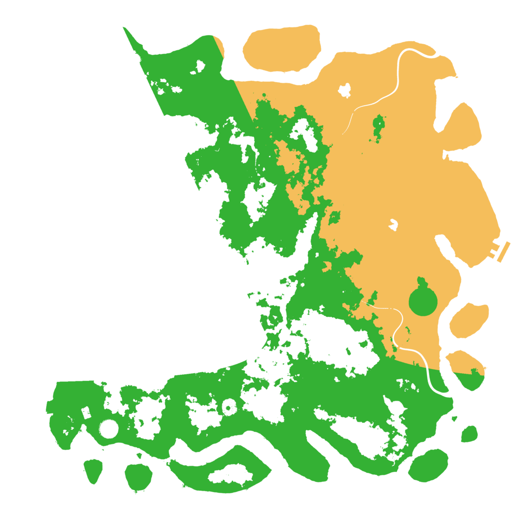 Biome Rust Map: Procedural Map, Size: 4800, Seed: 1947260714