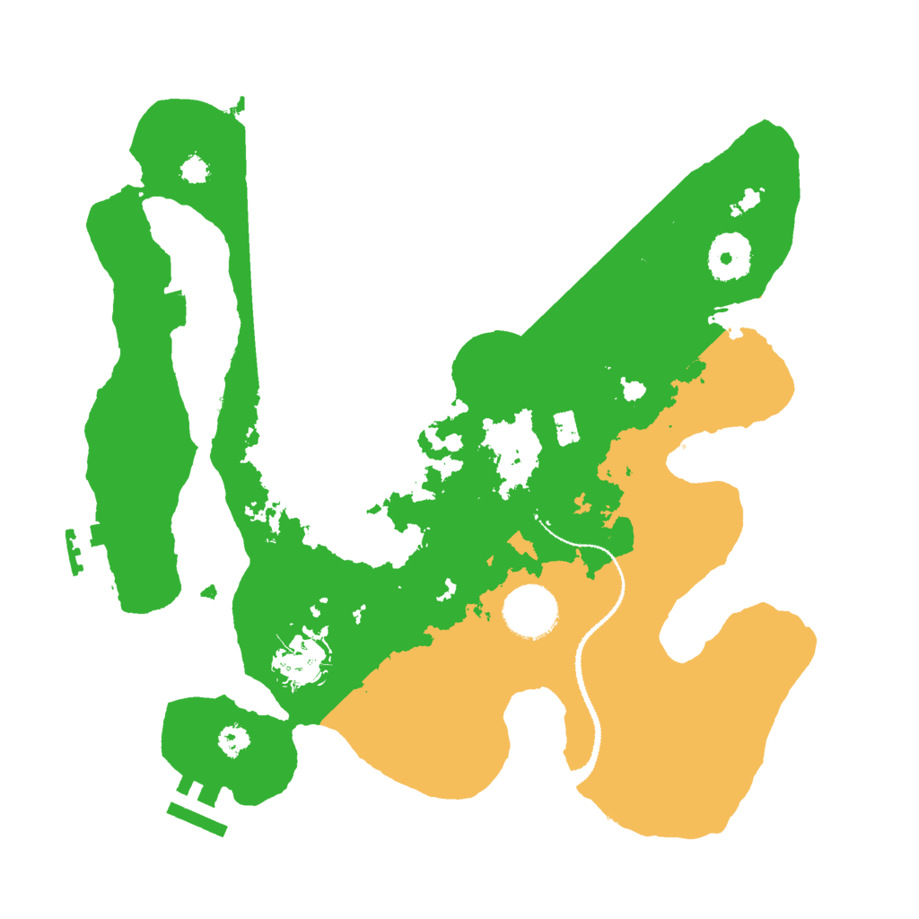 Biome Rust Map: Procedural Map, Size: 3000, Seed: 210094659