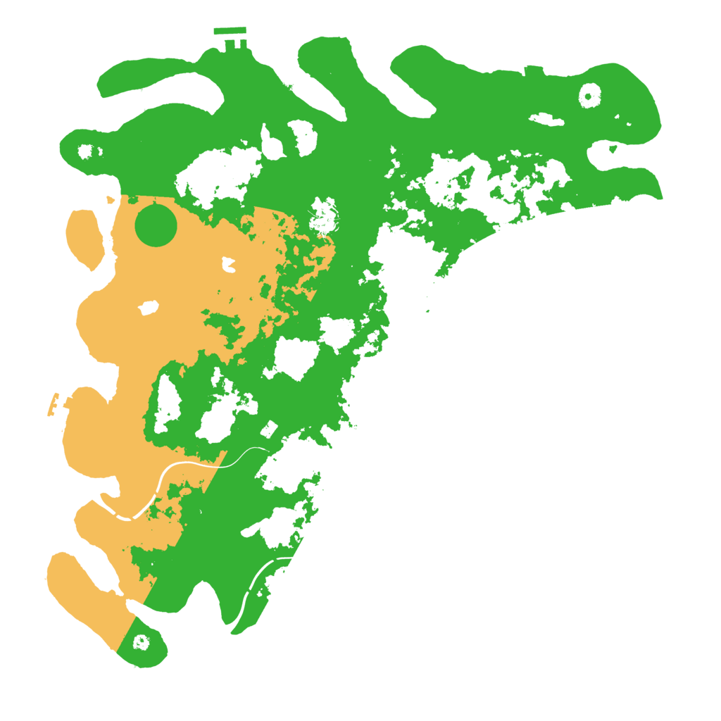 Biome Rust Map: Procedural Map, Size: 4500, Seed: 861235