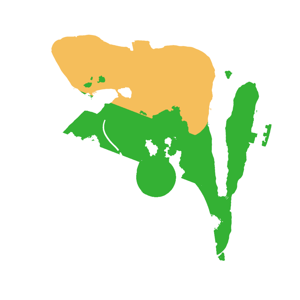 Biome Rust Map: Procedural Map, Size: 2000, Seed: 5128123