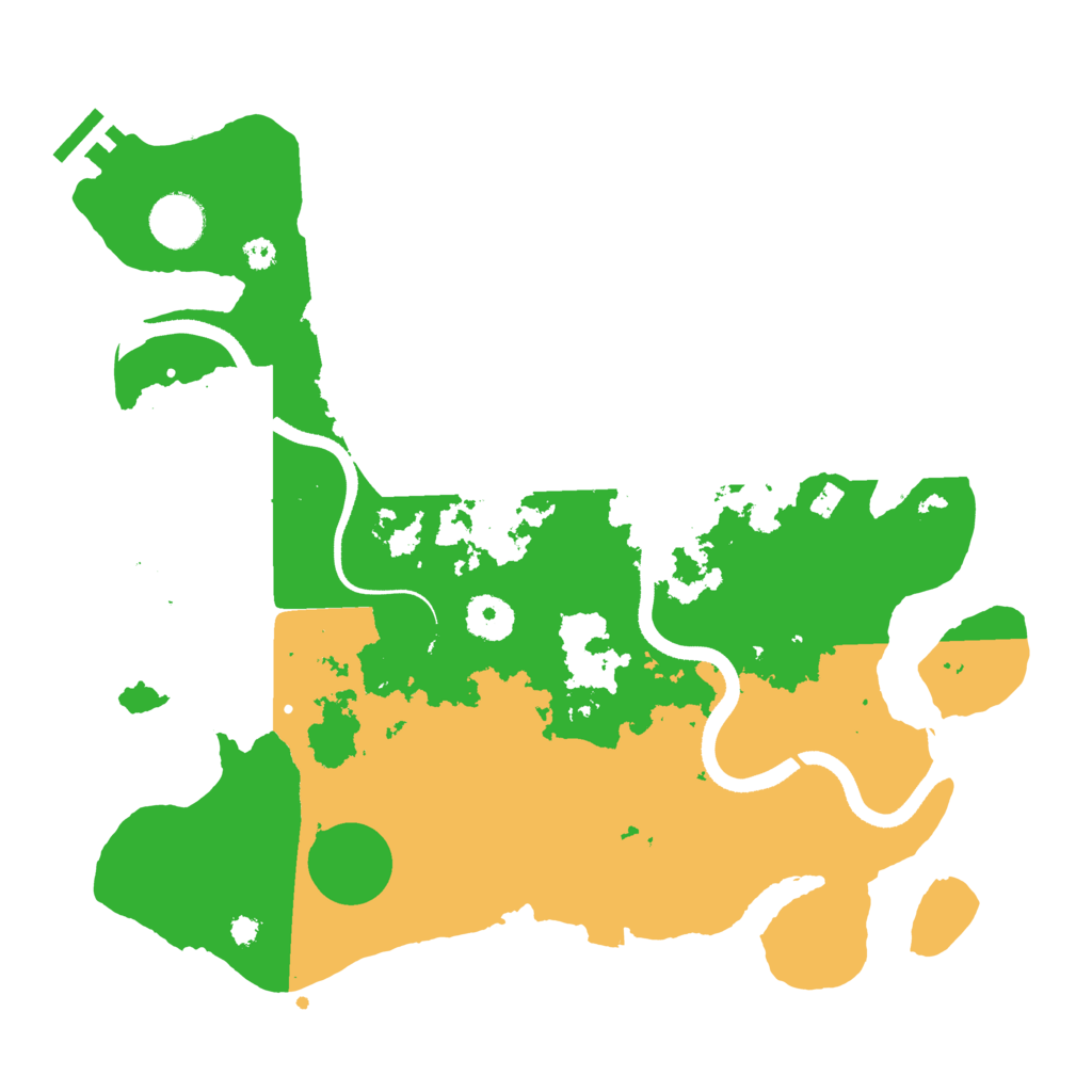 Biome Rust Map: Procedural Map, Size: 3500, Seed: 2123171949