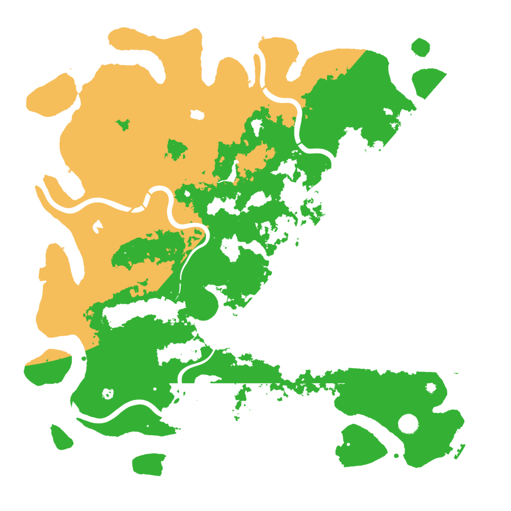 Biome Rust Map: Procedural Map, Size: 4500, Seed: 1203017158