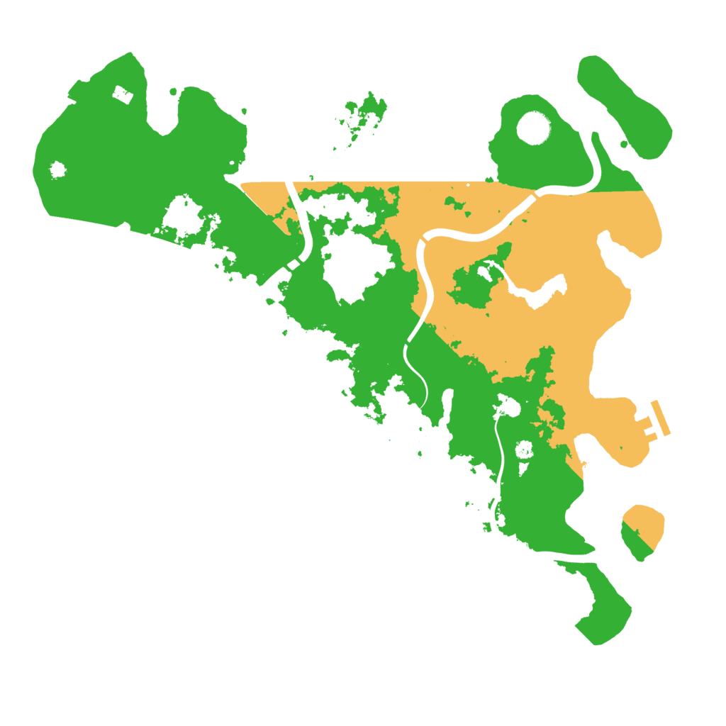 Biome Rust Map: Procedural Map, Size: 4000, Seed: 4319