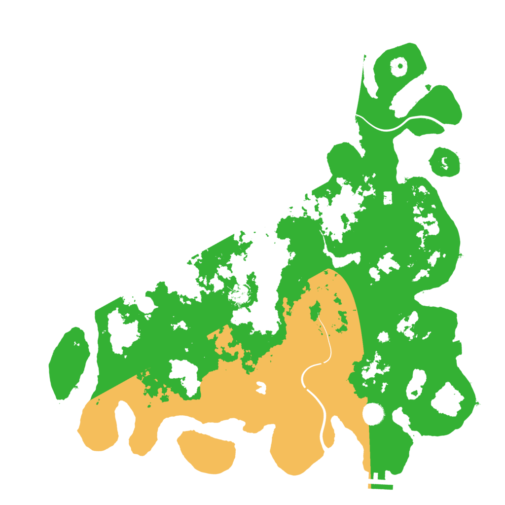 Biome Rust Map: Procedural Map, Size: 4098, Seed: 1125497703