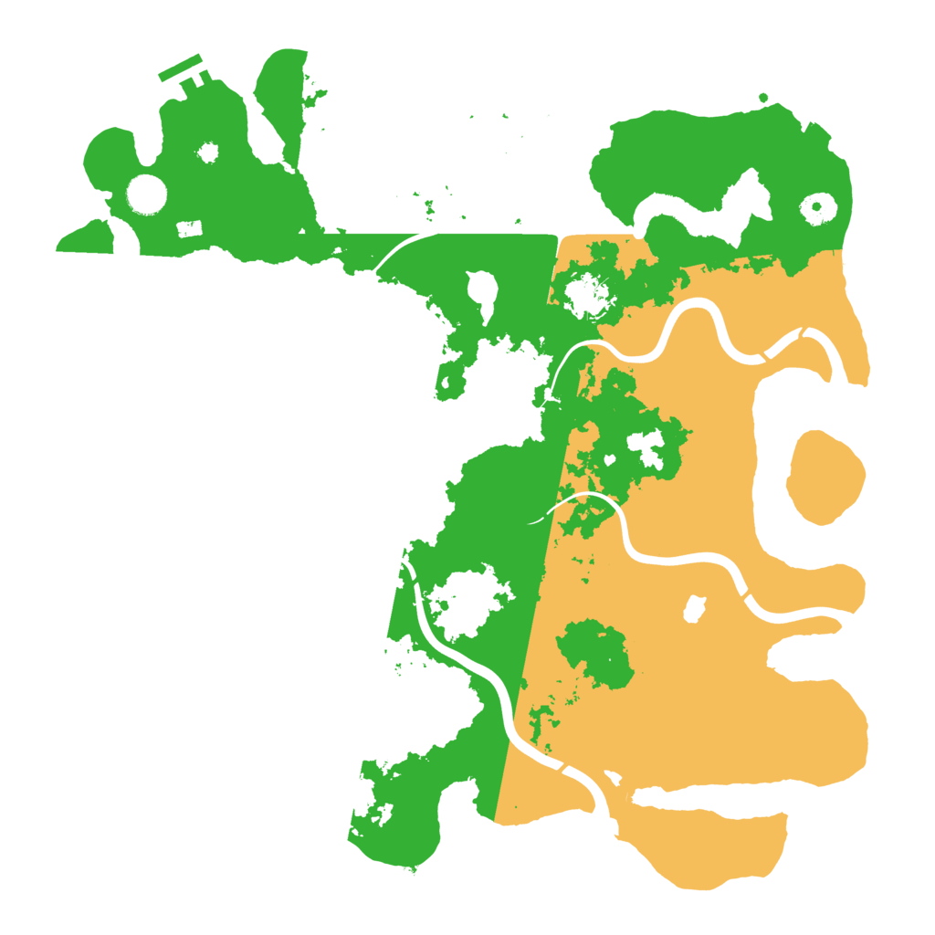 Biome Rust Map: Procedural Map, Size: 4100, Seed: 63867770