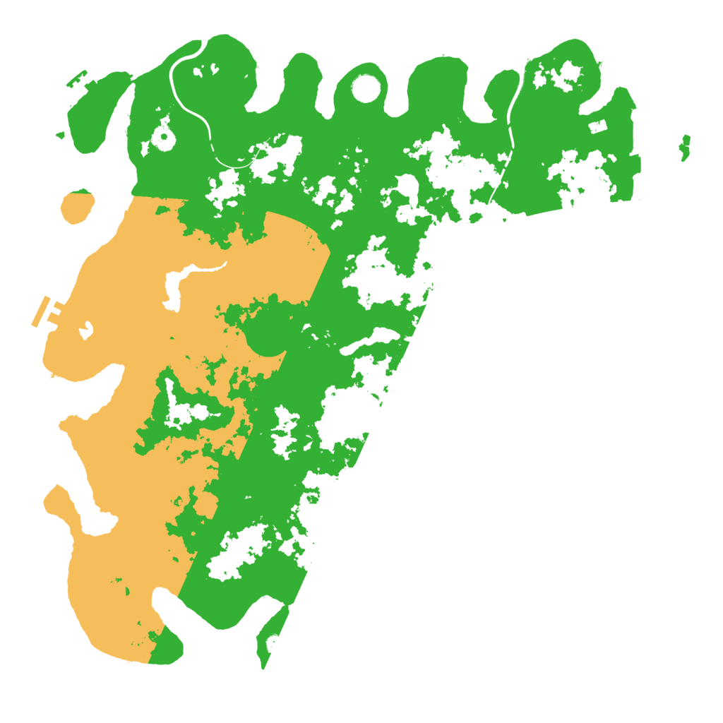 Biome Rust Map: Procedural Map, Size: 4500, Seed: 693119391