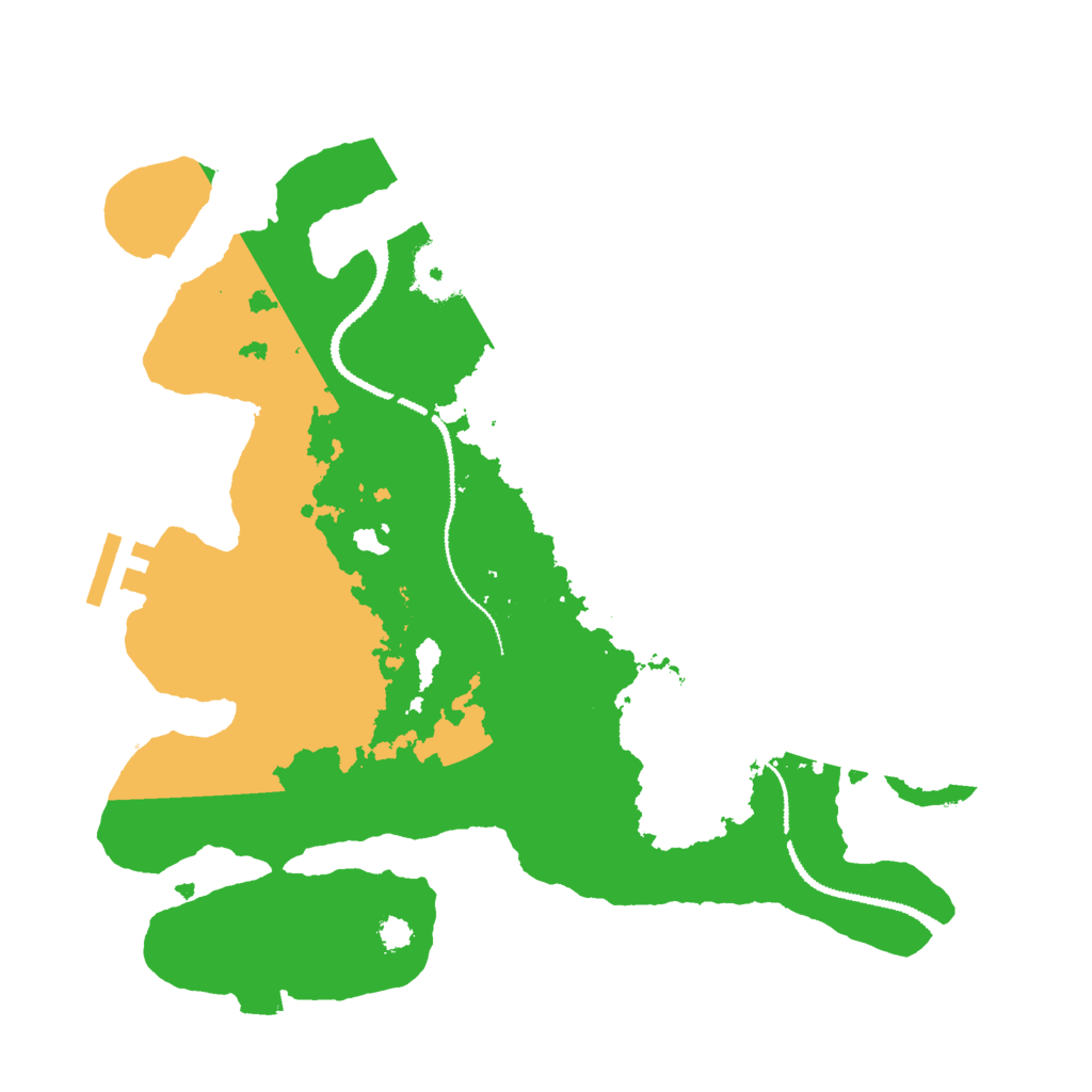 Biome Rust Map: Procedural Map, Size: 3000, Seed: 111189